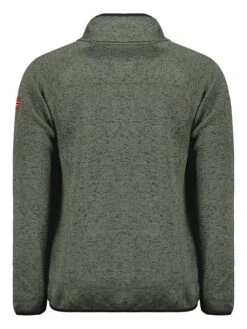 GEOGRAPHICAL NORWAY Fleecejacke In Khaki -Trendiges Bekleidungsgeschäft geographical norway fleecejacke in khaki 3