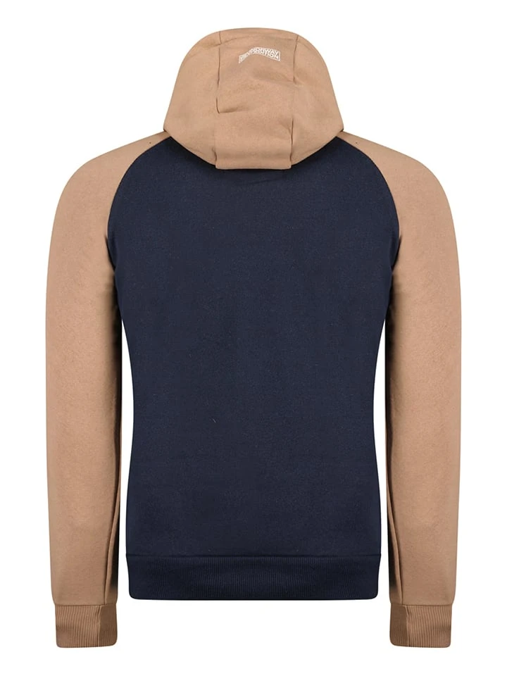 GEOGRAPHICAL NORWAY Hoodie In Dunkelblau/ Beige 6 GEOGRAPHICAL NORWAY Hoodie In Dunkelblau/ Beige – Bild 4