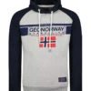 GEOGRAPHICAL NORWAY Hoodie In Dunkelblau/ Grau 2 GEOGRAPHICAL NORWAY Hoodie In Dunkelblau/ Grau -Trendiges Bekleidungsgeschäft geographical norway hoodie in dunkelblau grau