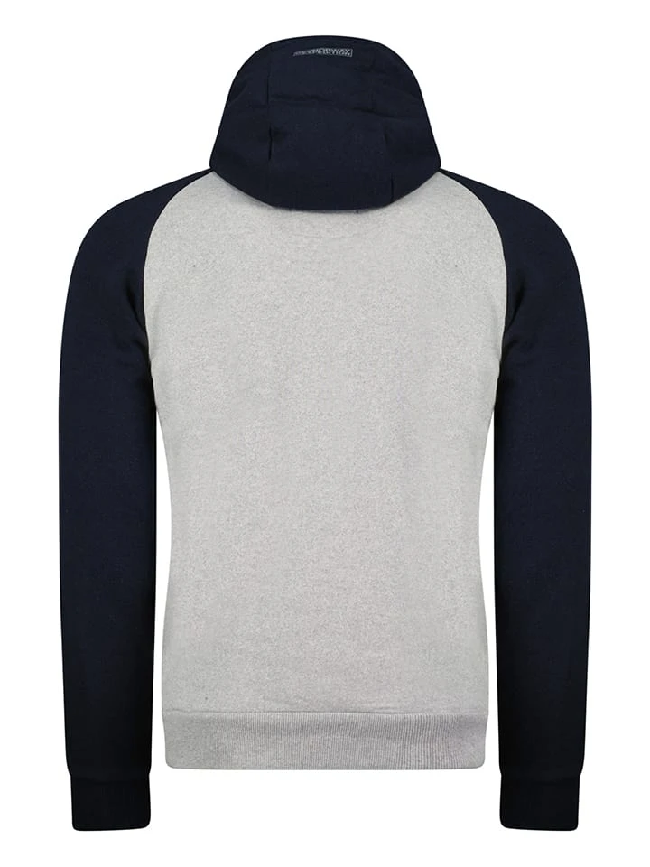 GEOGRAPHICAL NORWAY Hoodie In Dunkelblau/ Grau 6 GEOGRAPHICAL NORWAY Hoodie In Dunkelblau/ Grau – Bild 4