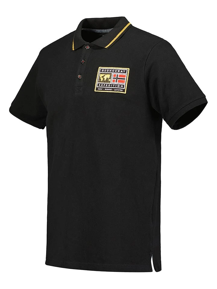 GEOGRAPHICAL NORWAY Poloshirt In Schwarz 4 GEOGRAPHICAL NORWAY Poloshirt In Schwarz – Bild 2