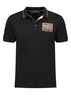 GEOGRAPHICAL NORWAY Poloshirt In Schwarz