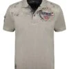 GEOGRAPHICAL NORWAY Poloshirt In Taupe 1 GEOGRAPHICAL NORWAY Poloshirt In Taupe -Trendiges Bekleidungsgeschäft geographical norway poloshirt in taupe