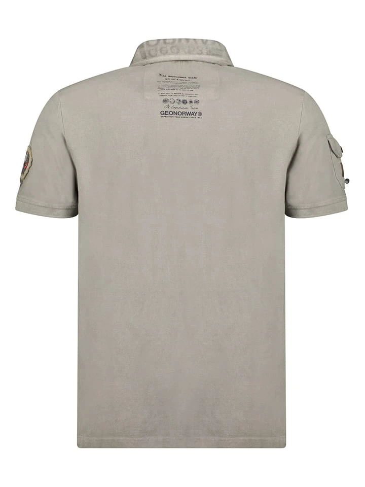 GEOGRAPHICAL NORWAY Poloshirt In Taupe 6 GEOGRAPHICAL NORWAY Poloshirt In Taupe – Bild 4
