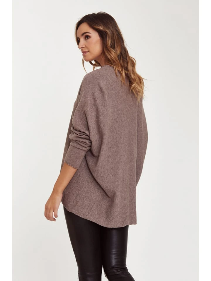 Pullover "Angelique" In Taupe 4 Pullover "Angelique" In Taupe – Bild 2