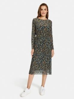 Gerry Weber Kleid In Grün/ Blau -Trendiges Bekleidungsgeschäft gerry weber kleid in grun blau 2