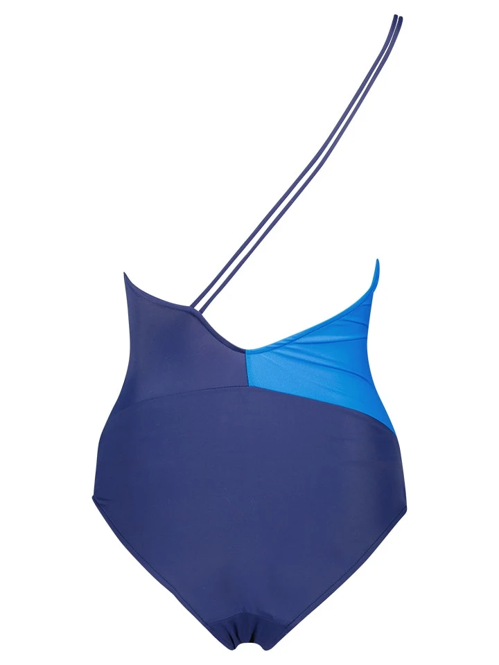 Badeanzug In Dunkelblau/ Hellblau 4 Badeanzug In Dunkelblau/ Hellblau – Bild 2