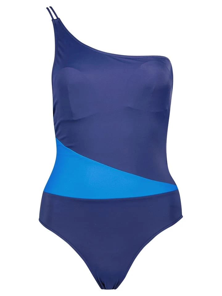 Badeanzug In Dunkelblau/ Hellblau 3 Badeanzug In Dunkelblau/ Hellblau