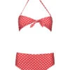 Bikini In Rot/ Weiß -Trendiges Bekleidungsgeschäft guillermina baeza bikini in rot weiss