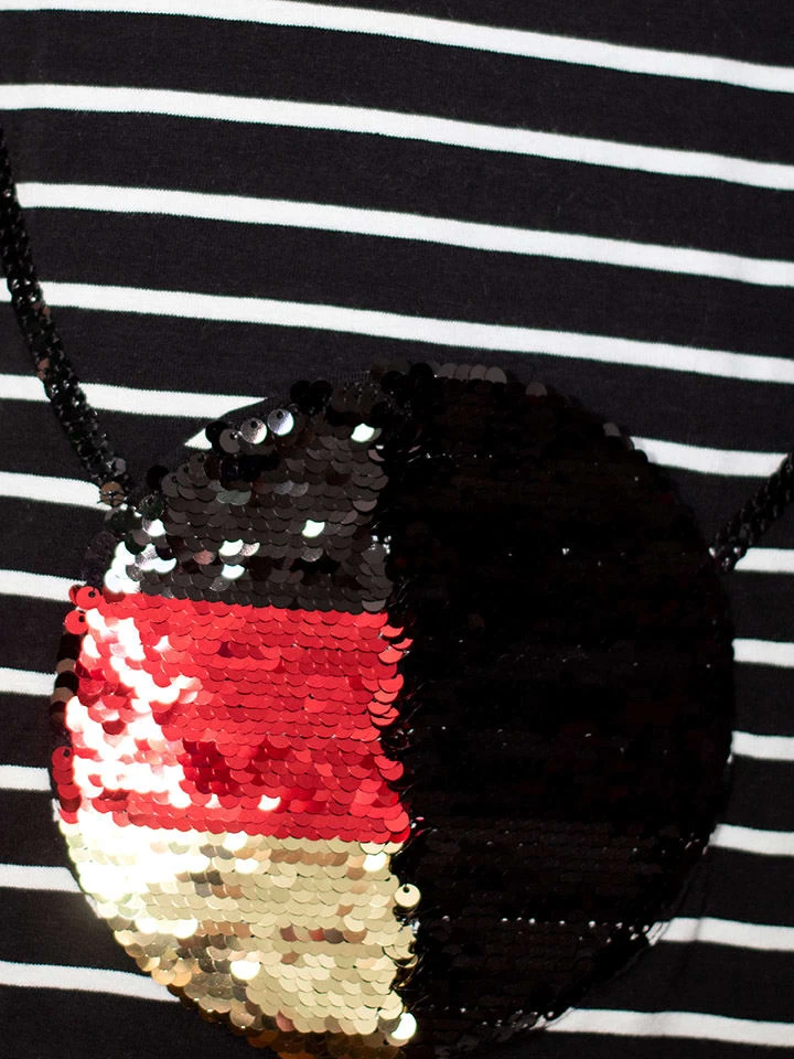 Kleid In Schwarz/ Weiß/ Bunt 5 Kleid In Schwarz/ Weiß/ Bunt – Bild 3