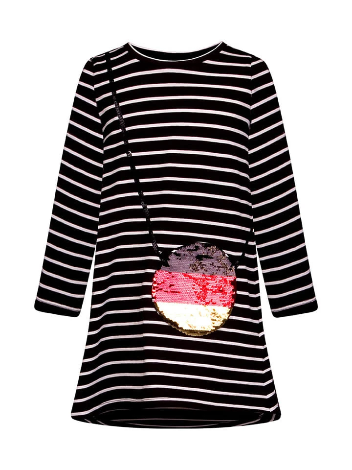 Kleid In Schwarz/ Weiß/ Bunt 3 Kleid In Schwarz/ Weiß/ Bunt