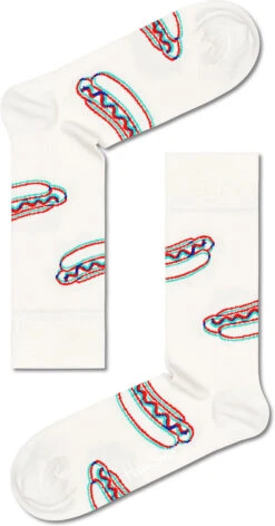 Happy Socks 1er Pack Hot Dog Sock Socken
