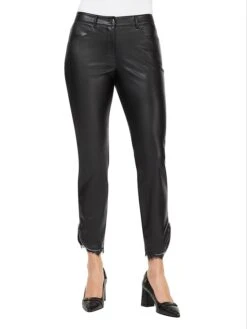 Heine Kunstlederhose In Schwarz