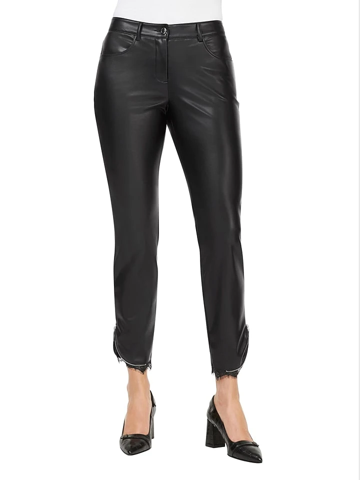 Heine Kunstlederhose In Schwarz 3 Heine Kunstlederhose In Schwarz