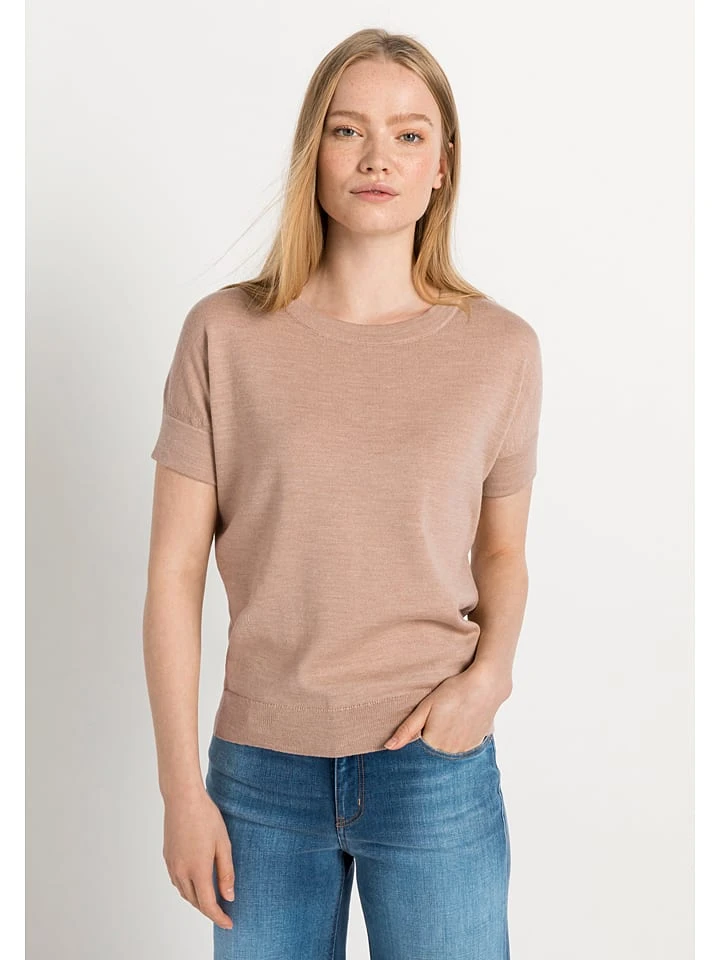 Wollshirt In Hellbraun 4 Wollshirt In Hellbraun – Bild 2