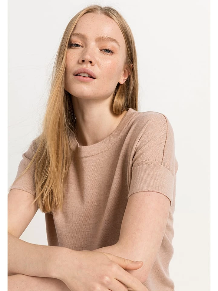 Wollshirt In Hellbraun 7 Wollshirt In Hellbraun – Bild 5