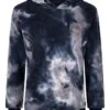 Hoodie "Tie Dye" In Dunkelblau 2 Hoodie "Tie Dye" In Dunkelblau -Trendiges Bekleidungsgeschäft indian blue jeans hoodie tie dye in dunkelblau
