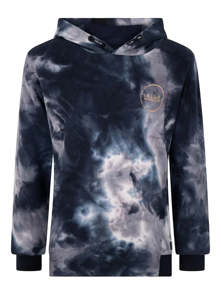 Hoodie "Tie Dye" In Dunkelblau 3 Hoodie "Tie Dye" In Dunkelblau