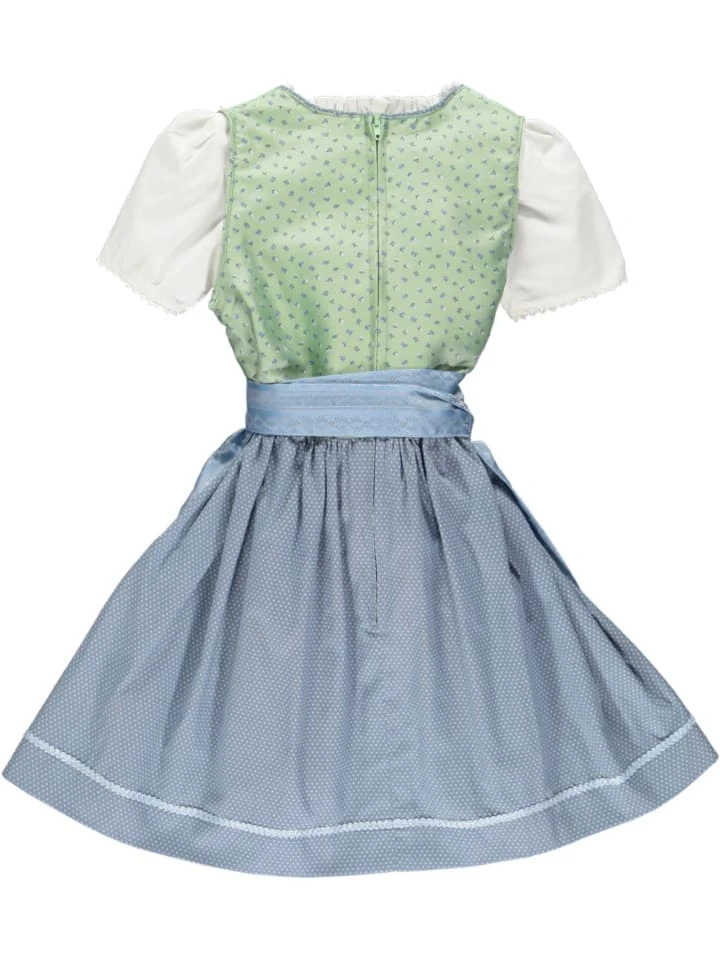 Dirndl In Hellblau/ Grün 4 Dirndl In Hellblau/ Grün – Bild 2