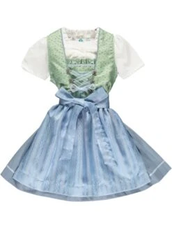 Dirndl In Hellblau/ Grün