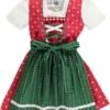 Dirndl In Rot/ Grün