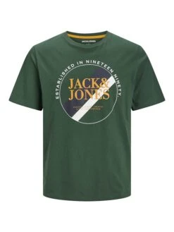 Jack & Jones 3er-Set: Shirts In Khaki/ Dunkelblau/ Hellblau -Trendiges Bekleidungsgeschäft jack and jones 3er set shirts in khaki dunkelblau hellblau 3