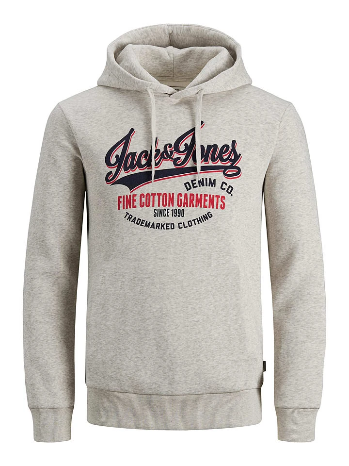 Jack & Jones Hoodie "Logo" In Hellgrau 3 Jack & Jones Hoodie "Logo" In Hellgrau