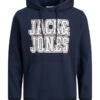 Jack & Jones Hoodie "Neon Dot" In Dunkelblau 2 Jack & Jones Hoodie "Neon Dot" In Dunkelblau -Trendiges Bekleidungsgeschäft jack and jones hoodie neon dot in dunkelblau