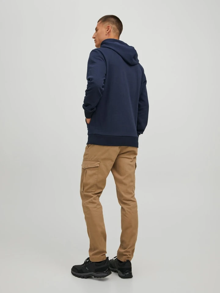 Jack & Jones Hoodie "Neon Dot" In Dunkelblau 6 Jack & Jones Hoodie "Neon Dot" In Dunkelblau – Bild 4