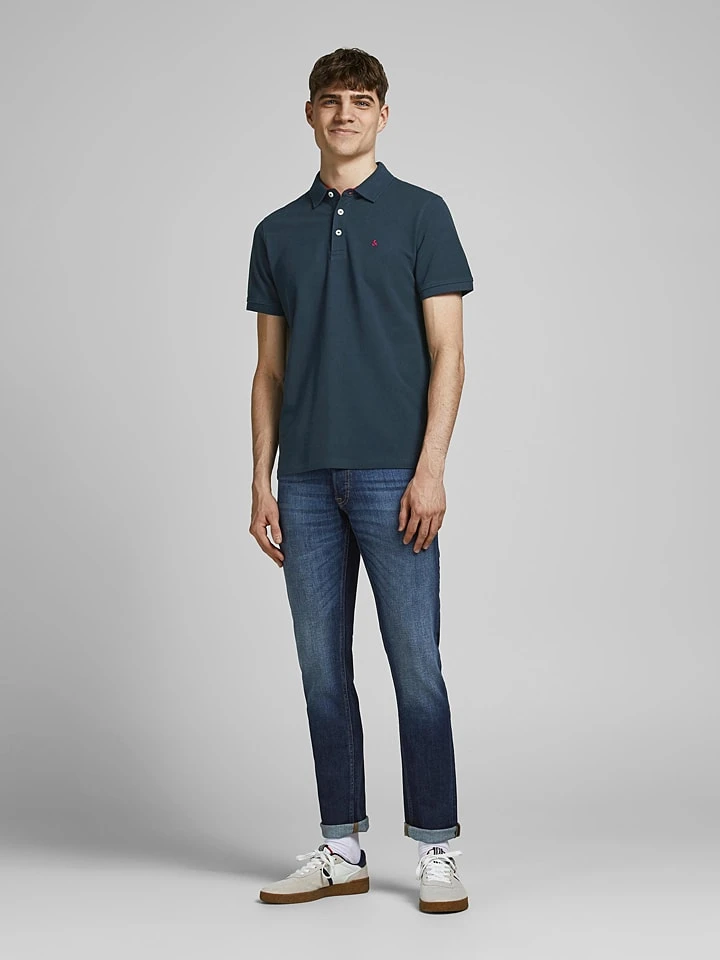Jack & Jones Poloshirt "Jjepaulos" In Dunkelblau 4 Jack & Jones Poloshirt "Jjepaulos" In Dunkelblau – Bild 2