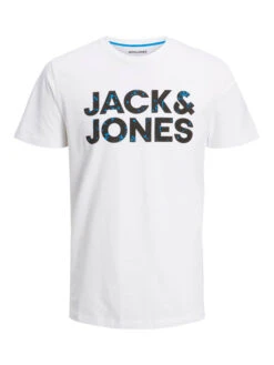Jack & Jones Shirt "Neon" In Weiß