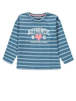 Kanz Longsleeve In Blau/ Weiß