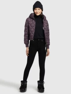 Khujo Steppjacke "Adore" In Lila -Trendiges Bekleidungsgeschäft khujo steppjacke adore in lila 3
