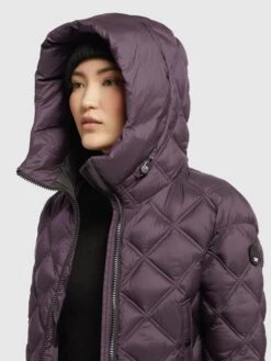 Khujo Steppjacke "Adore" In Lila -Trendiges Bekleidungsgeschäft khujo steppjacke adore in lila 4