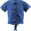 Jeansbluse "Jace" In Blau -Trendiges Bekleidungsgeschäft kiddo united jeansbluse jace in blau