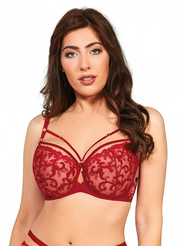 Bügel-BH "Clarisa" In Rot 3 Bügel-BH "Clarisa" In Rot