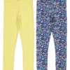 2er-Set: Leggings In Dunkelblau/ Gelb 2 2er-Set: Leggings In Dunkelblau/ Gelb -Trendiges Bekleidungsgeschäft lamino 2er set leggings in dunkelblau gelb