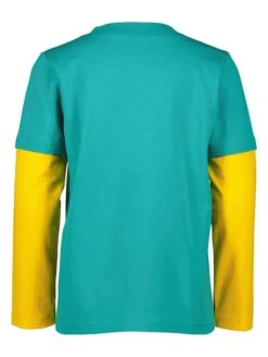 Longsleeve In Grün/ Gelb -Trendiges Bekleidungsgeschäft lamino longsleeve in grun gelb 1