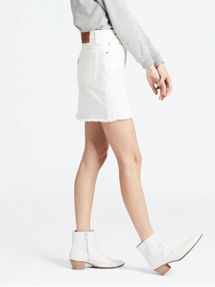 Jeansrock In Weiß 5 Jeansrock In Weiß – Bild 3