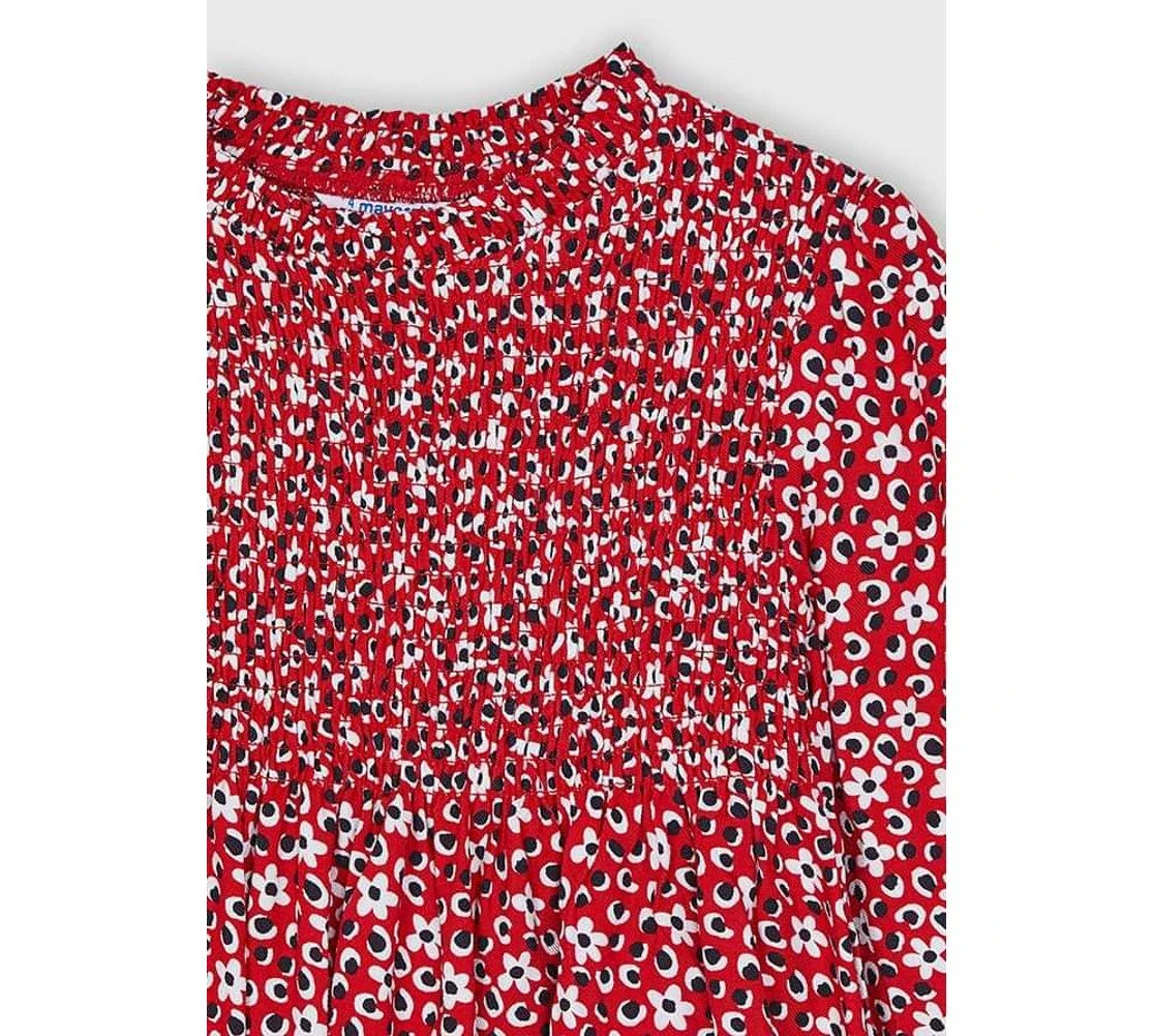 Mayoral A-Shape Kleid In Rot 5 Mayoral A-Shape Kleid In Rot – Bild 3