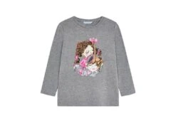 Mayoral Langarmshirt In Grau Meliert