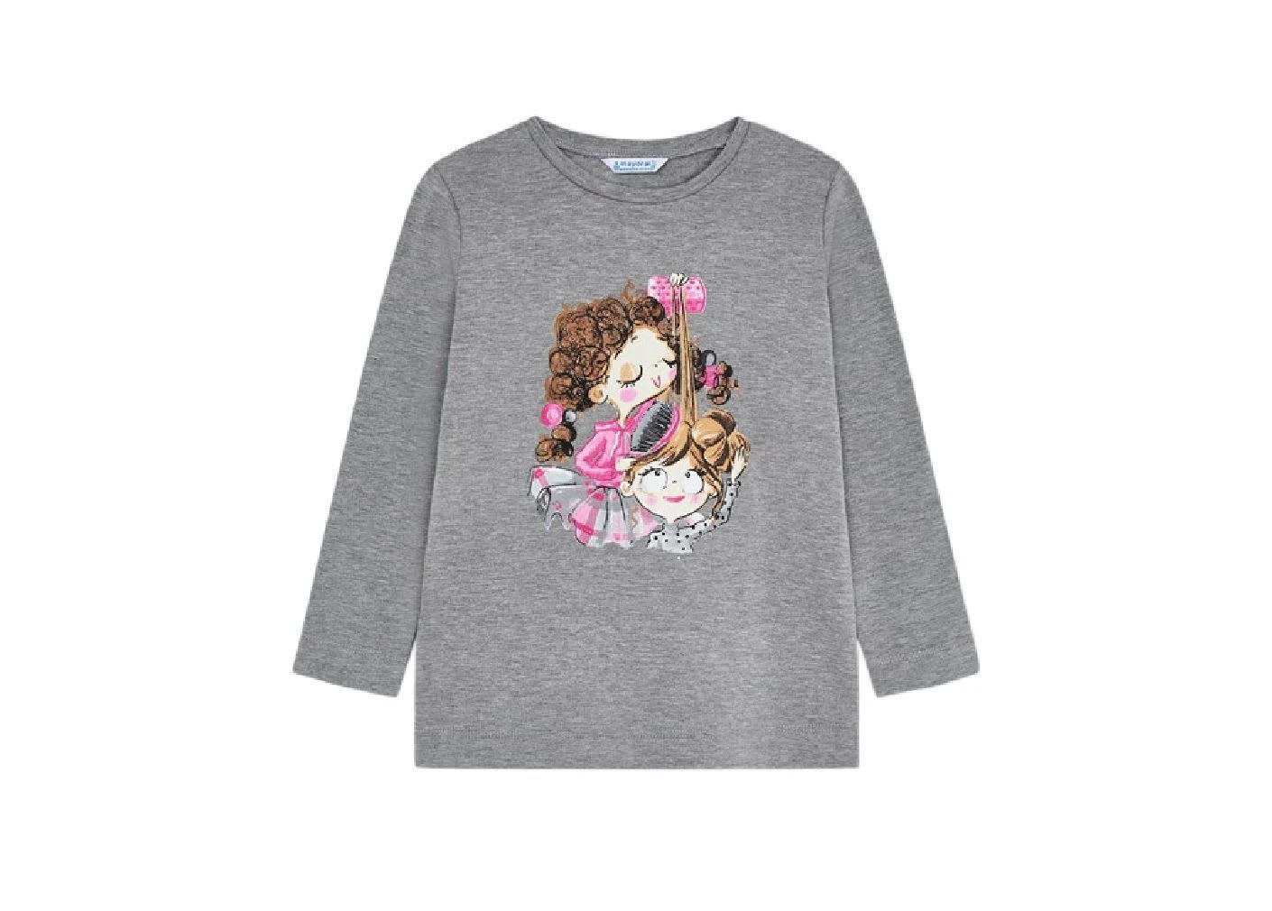 Mayoral Langarmshirt In Grau Meliert 3 Mayoral Langarmshirt In Grau Meliert