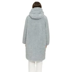 Mantel In Ice Blue -Trendiges Bekleidungsgeschäft mazine mantel in ice blue 2