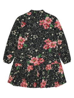 Kleid In Grün/ Schwarz/ Rosa 5 Kleid In Grün/ Schwarz/ Rosa -Trendiges Bekleidungsgeschäft melby kleid in grun schwarz rosa 1