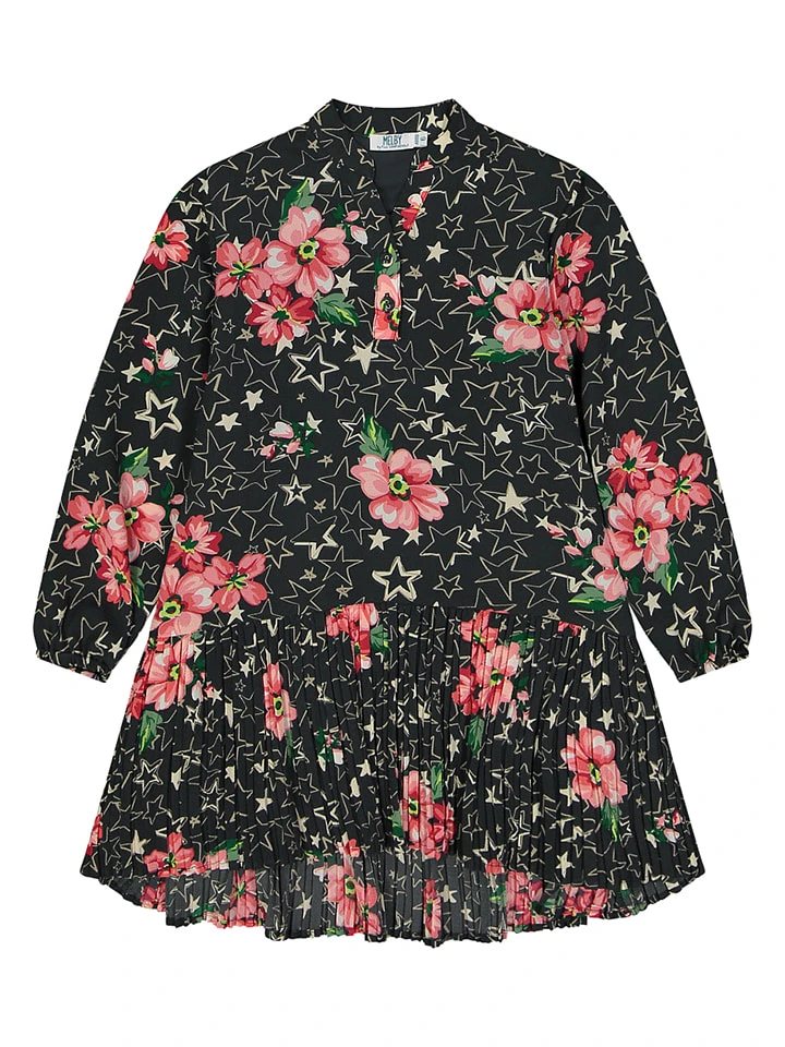 Kleid In Grün/ Schwarz/ Rosa 3 Kleid In Grün/ Schwarz/ Rosa