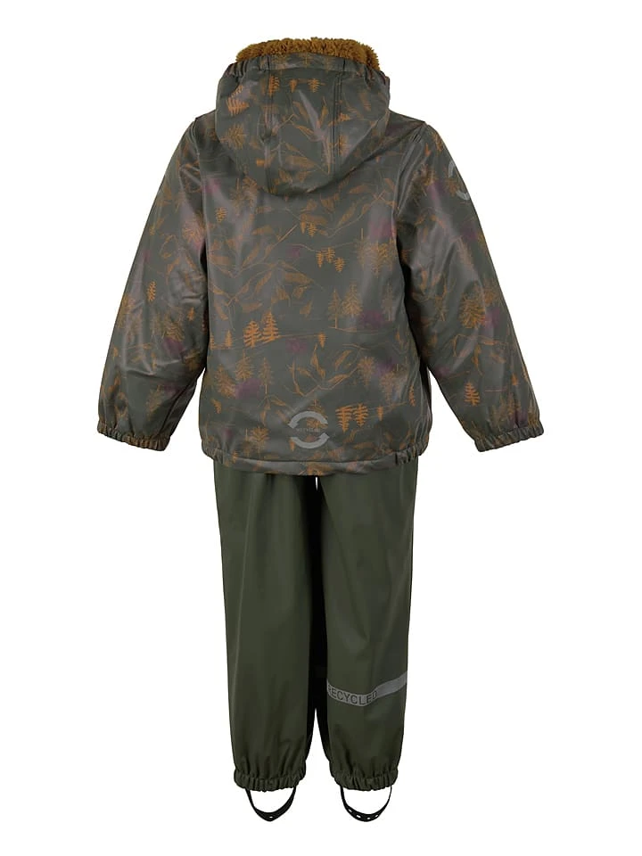 Mikk-Line 2tlg. Regenoutfit In Khaki 4 Mikk-Line 2tlg. Regenoutfit In Khaki – Bild 2