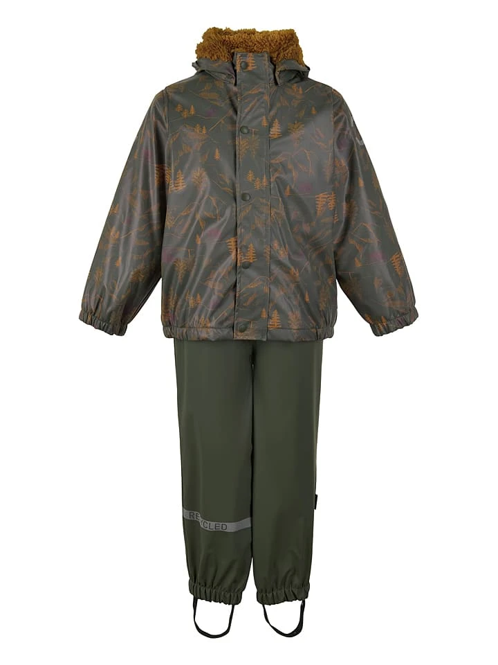 Mikk-Line 2tlg. Regenoutfit In Khaki 3 Mikk-Line 2tlg. Regenoutfit In Khaki