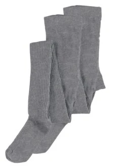 NAME IT Strumpfhosen 2er Pack In Dark Grey Melange