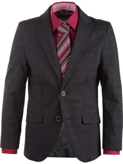 Sakko - Regular Fit - In Anthrazit