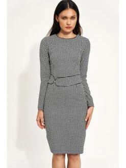 Kleid In Schwarz/ Weiß